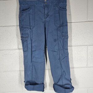 Style & Co. Stone Cargo Capris Elastic Waist Pants - Size 4